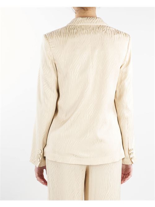 Micro zebra print jacquard jacket Simona Corsellini SIMONA CORSELLINI | Jacket | GI00901TJAQ0025615